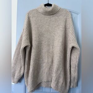 Old Navy Cream Cowl Neck Sweater